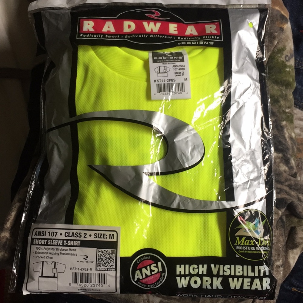 High visibility work wear class 3 t shirt